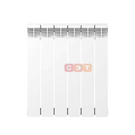 Алюминиевый радиатор Alum 500 ( 6 секций)